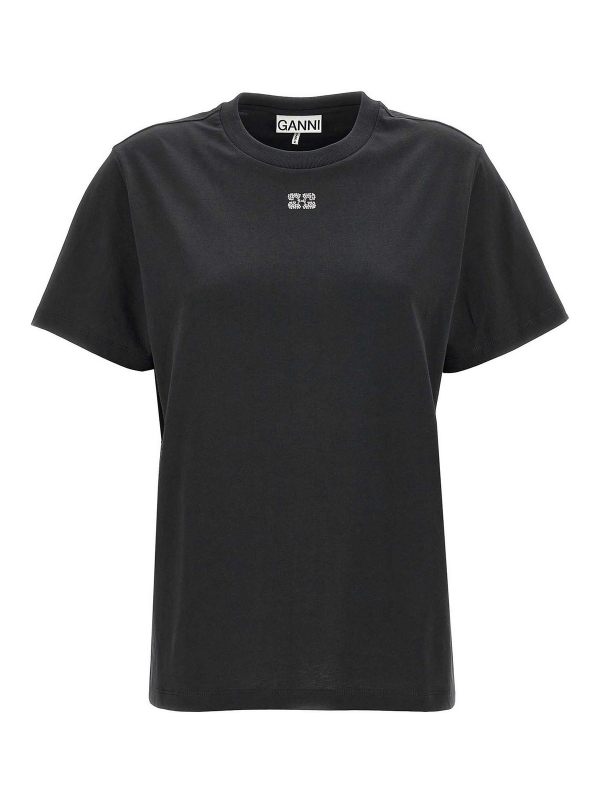 Ganni T-Shirt - Noir