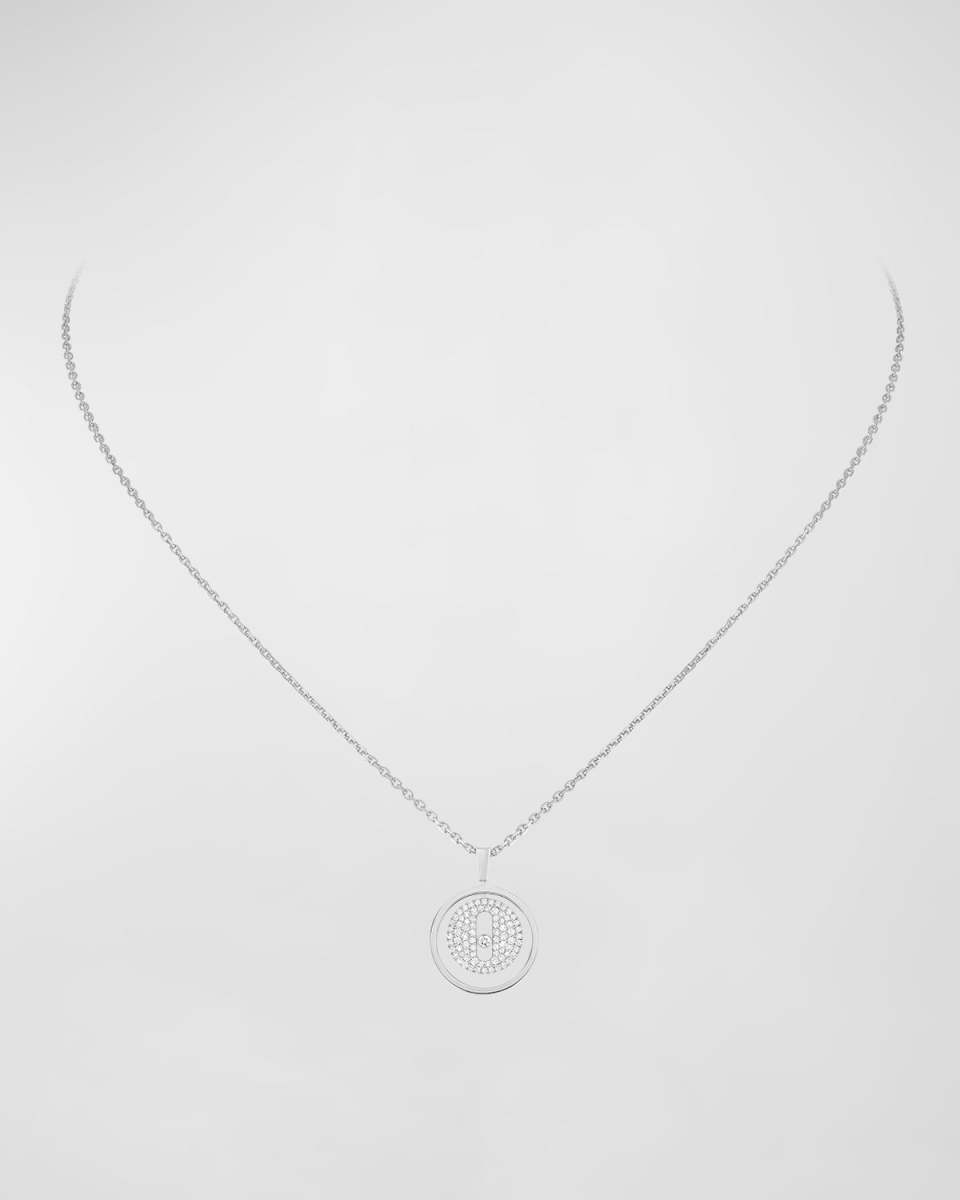 Lucky Move 18k White Gold Diamond Necklace