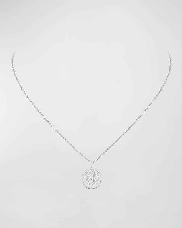 Lucky Move 18k White Gold Diamond Necklace