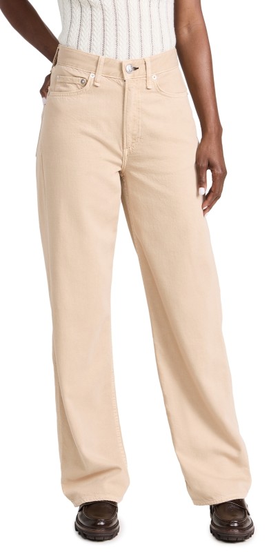 rag & bone Featherweight Logan Jeans Beige