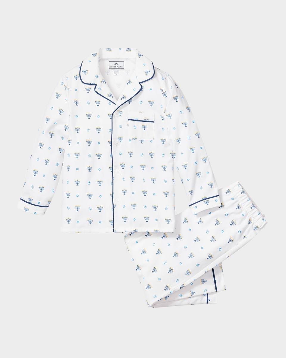 Kid's Hanukkah Two-Piece Pajama Set, Size 6M-