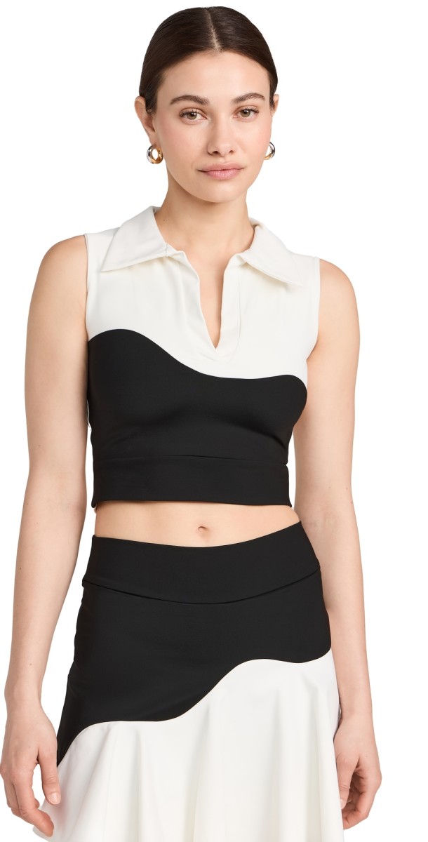 Port De Bras Gio Wave Top Chantilly/Black