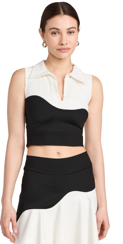 Port De Bras Gio Wave Top Chantilly/Black