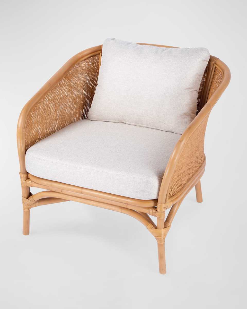Selena Rattan Accent Chair