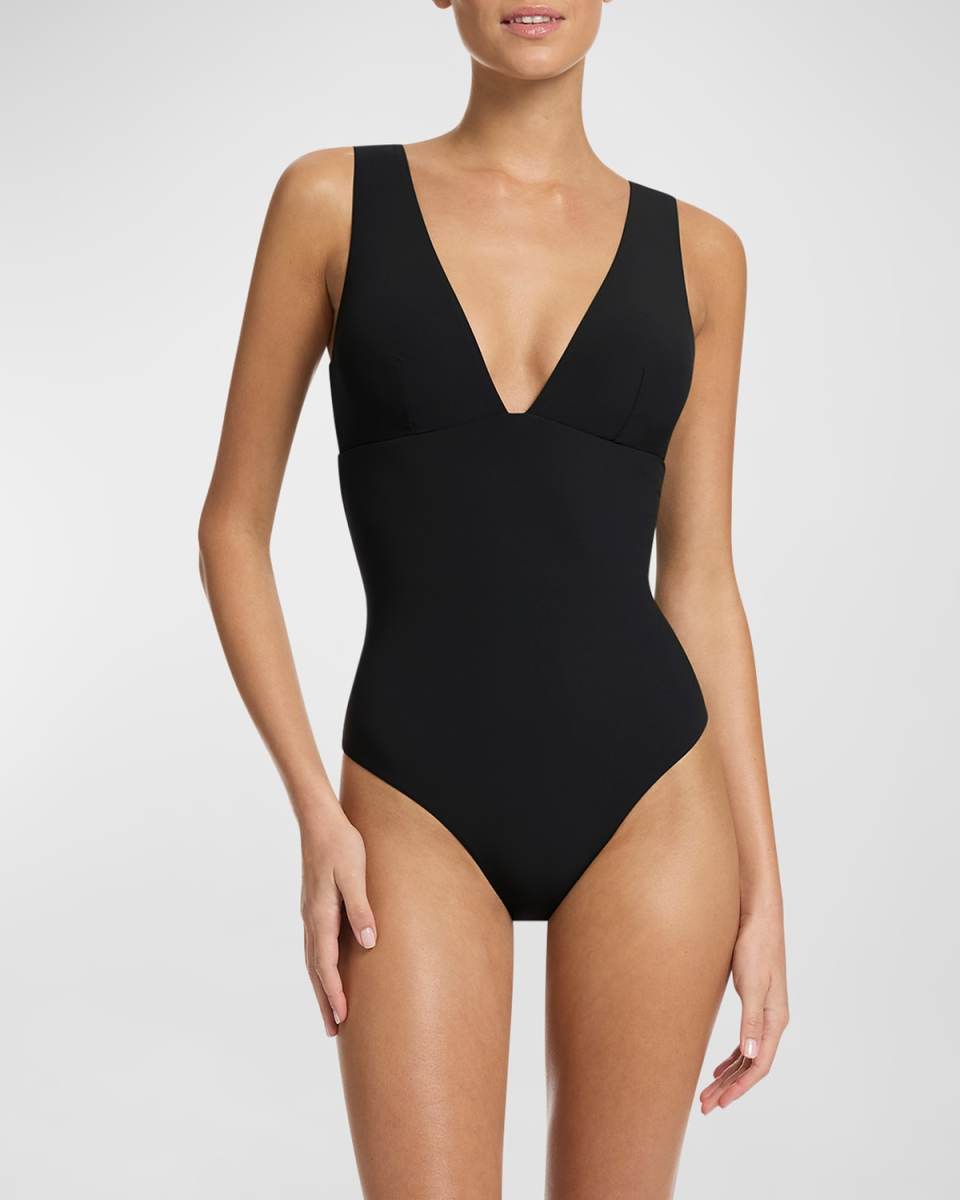 Jetset Plunge One-Piece Swimsuit (A-D