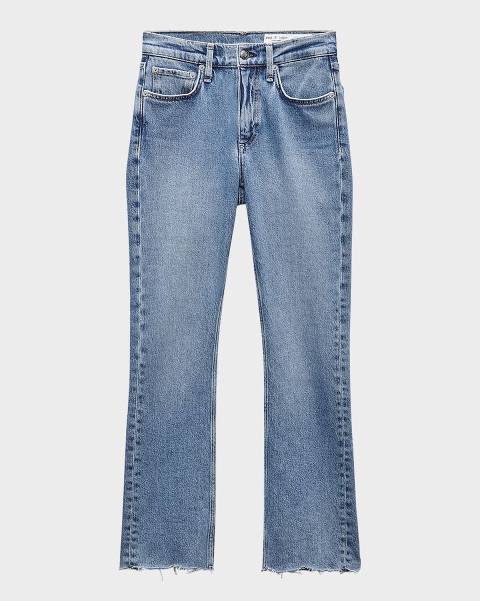 Peyton Mid-Rise Ankle Bootcut Jeans