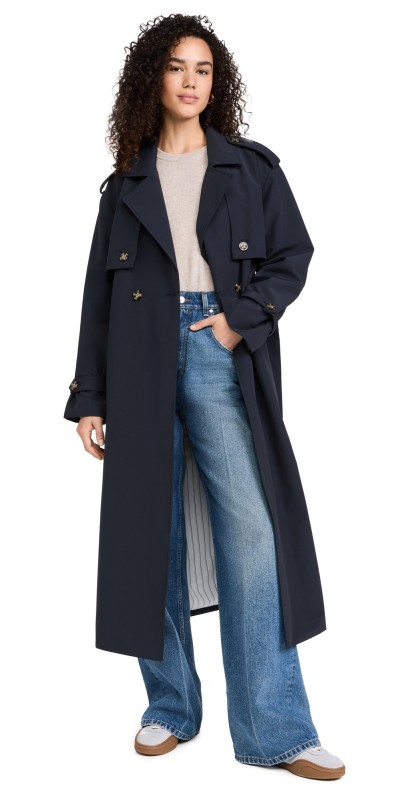 Favorite Daughter The Charles Trench Coat Night Sky