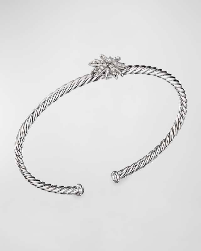 Starburst 13mm Cable Station Diamond Bracelet