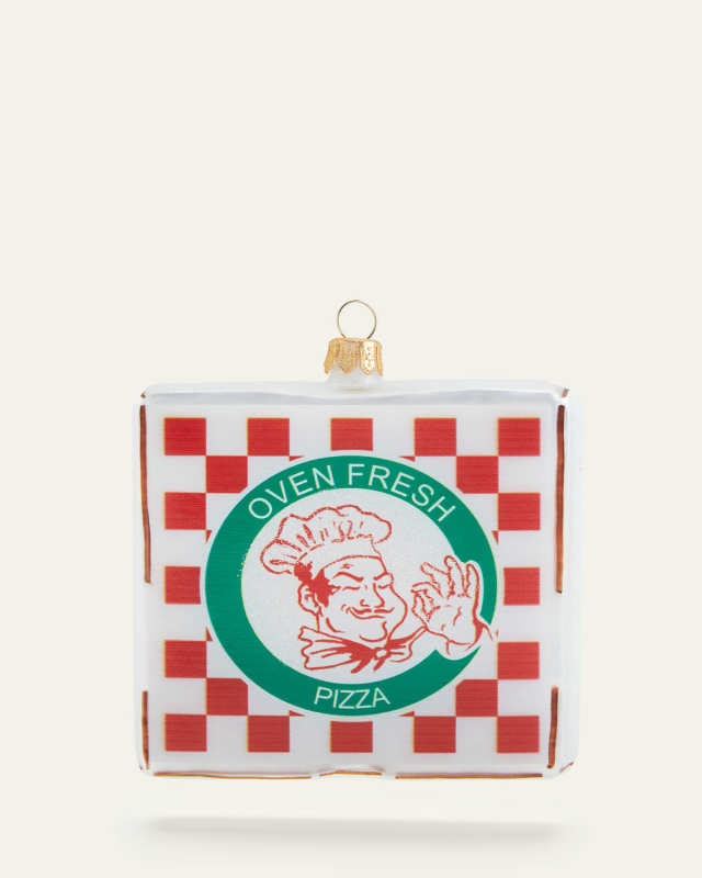 Pizza Box Christmas Ornament