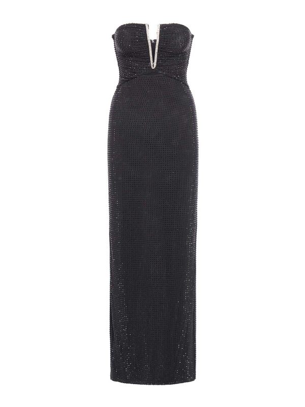 Self Portrait Maxi Robe - Noir