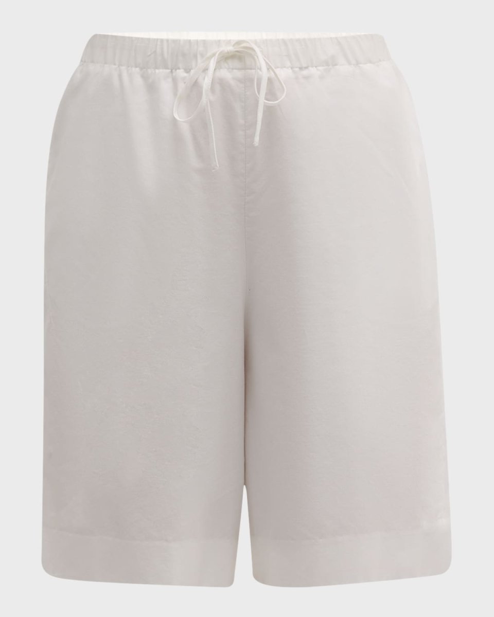 Stanton Wide-Leg Bermuda Pull-On Shorts