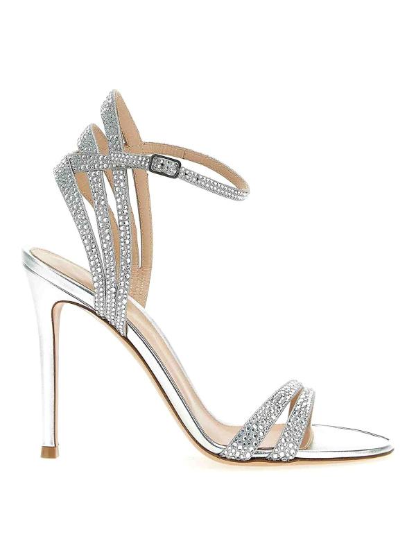 Gianvito Rossi Sandales - Argent