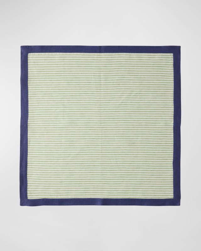 Seersucker Border Napkins, Set of 4