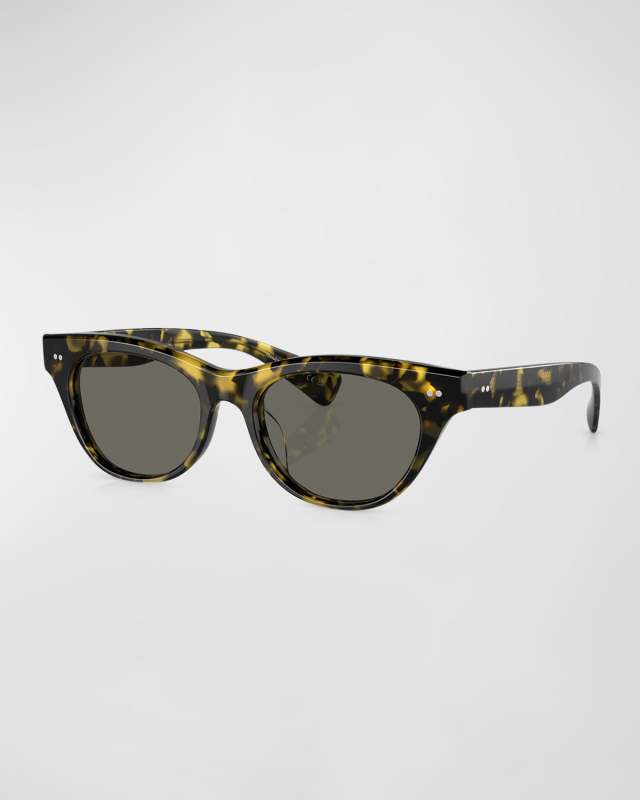 Avelin Havana Acetate Butterfly Sunglasses