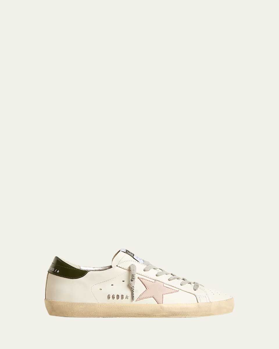Superstar Mixed Leather Low-Top Sneakers