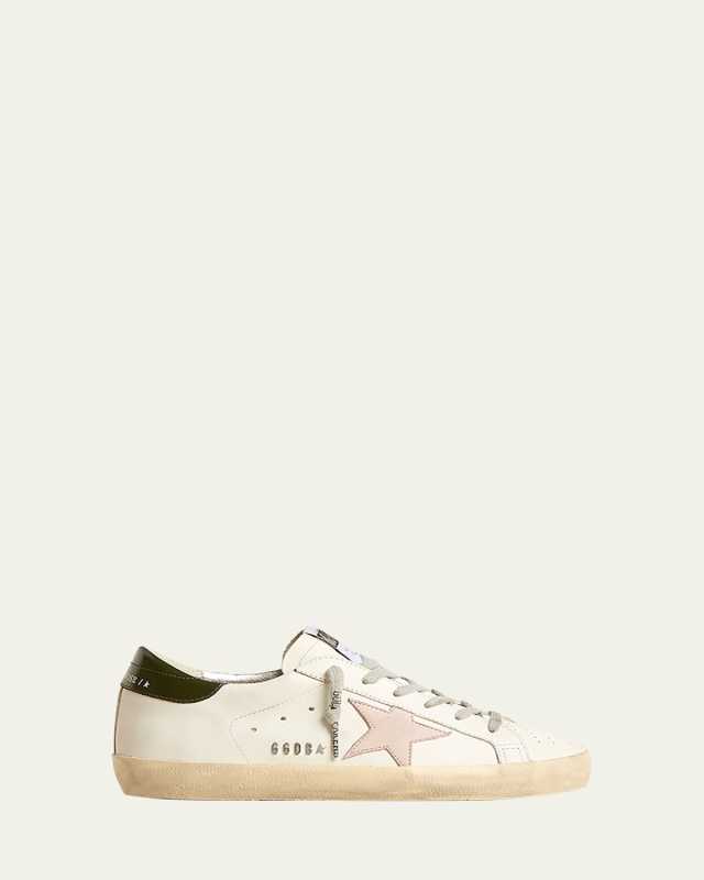 Superstar Mixed Leather Low-Top Sneakers