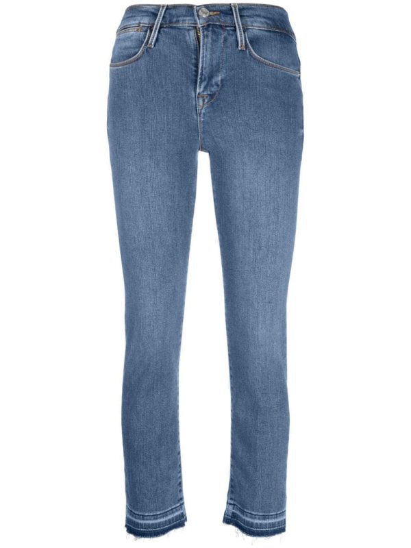 denim cotton trousers