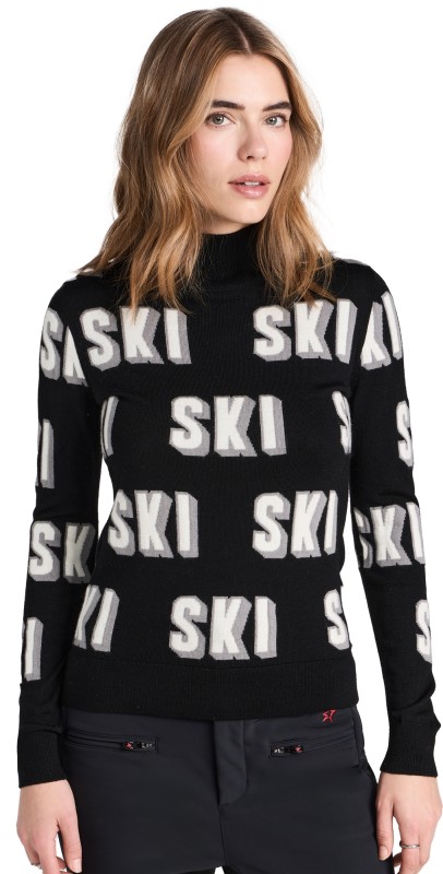 Perfect Moment 3D Ski Sweater Black