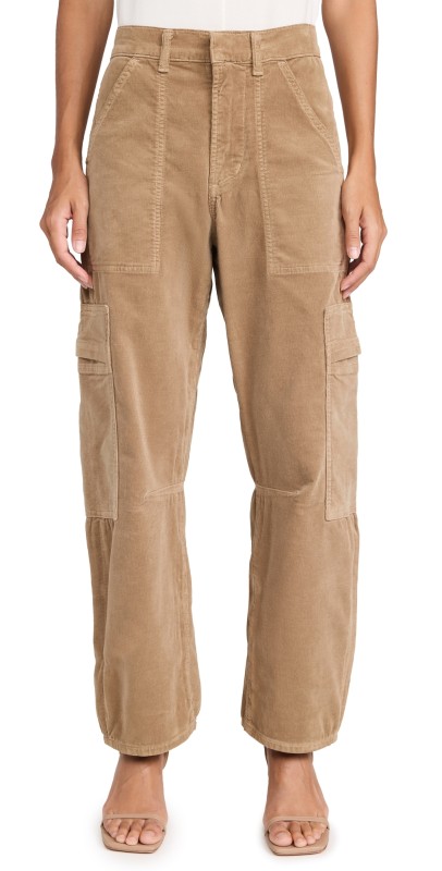 Citizens of Humanity Marcelle Corduroy Cargo Pants Champagne