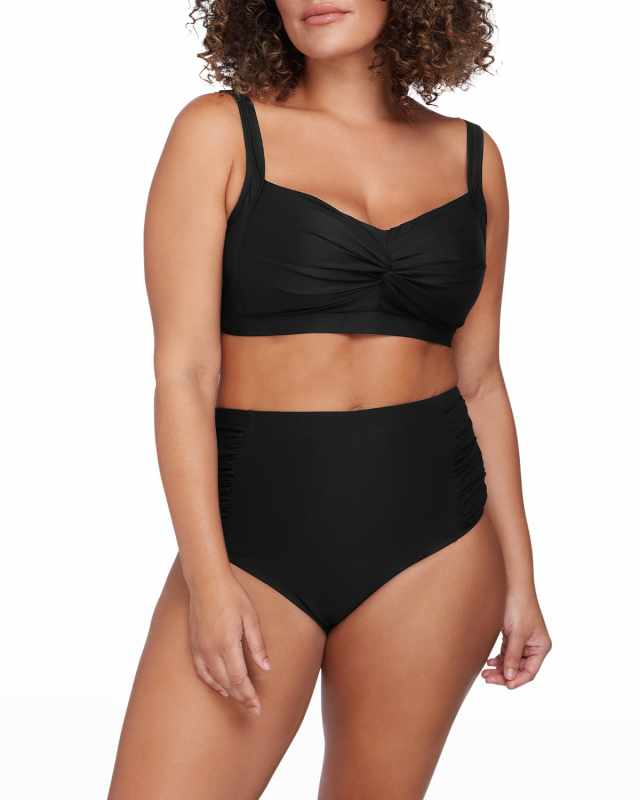 Botticelli High-Waist Bikini Bottoms