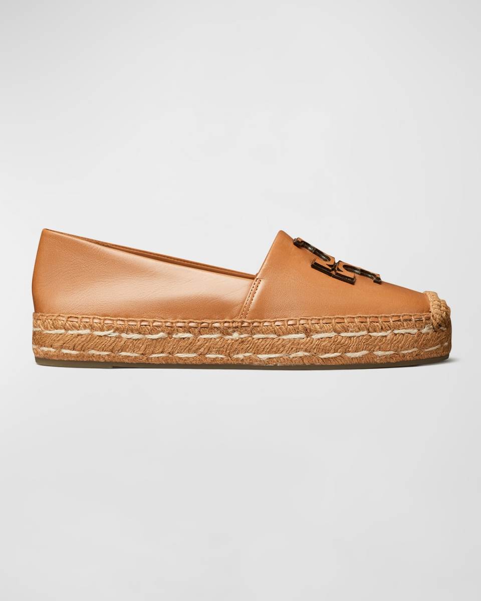 Ines Leather Logo Espadrilles