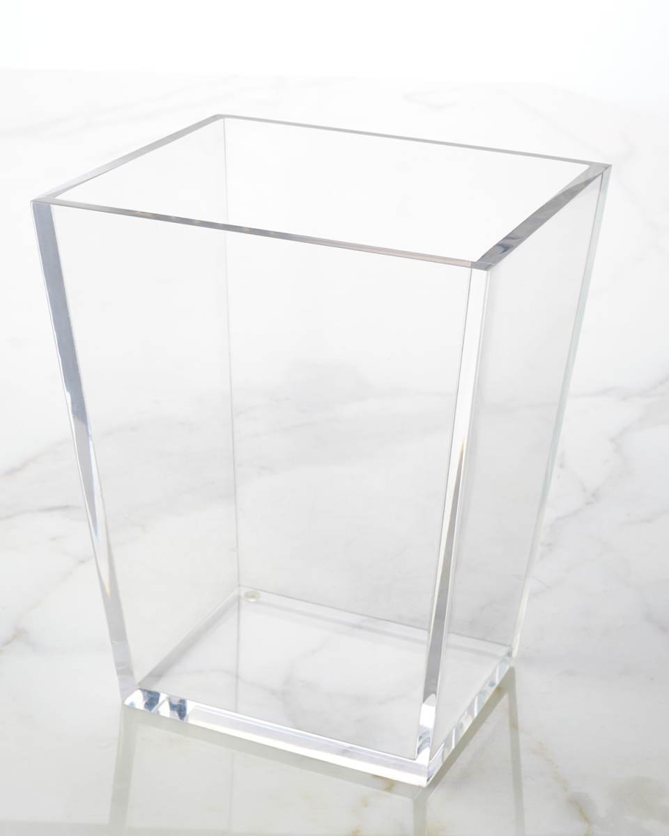 Solid Ice Wastebasket
