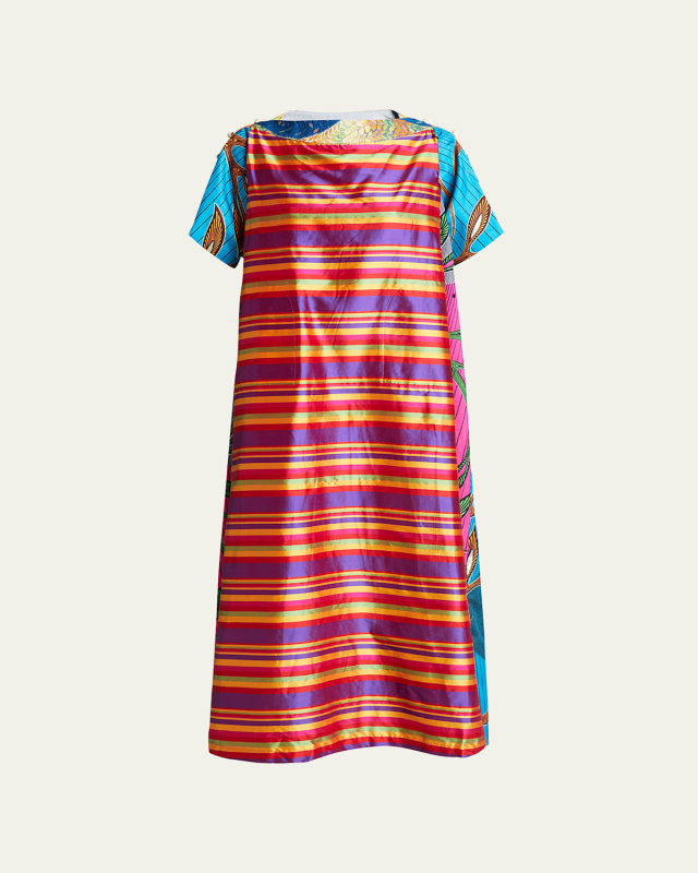 Ooak Jacquard Evening Kaftan Dress