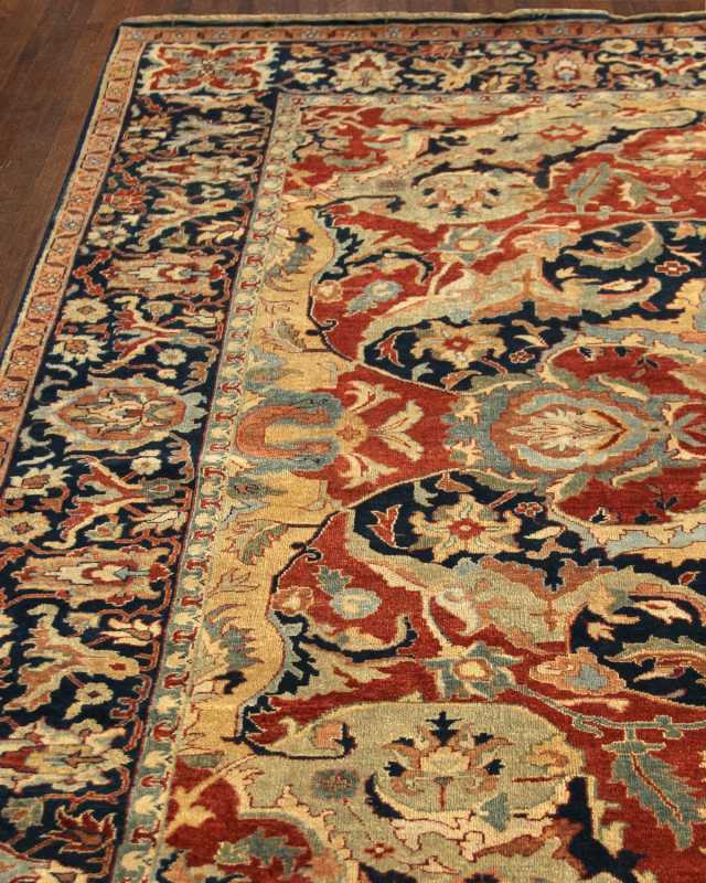 Bergeron Antiqued Weave Serapi Rug, 12' x 15'