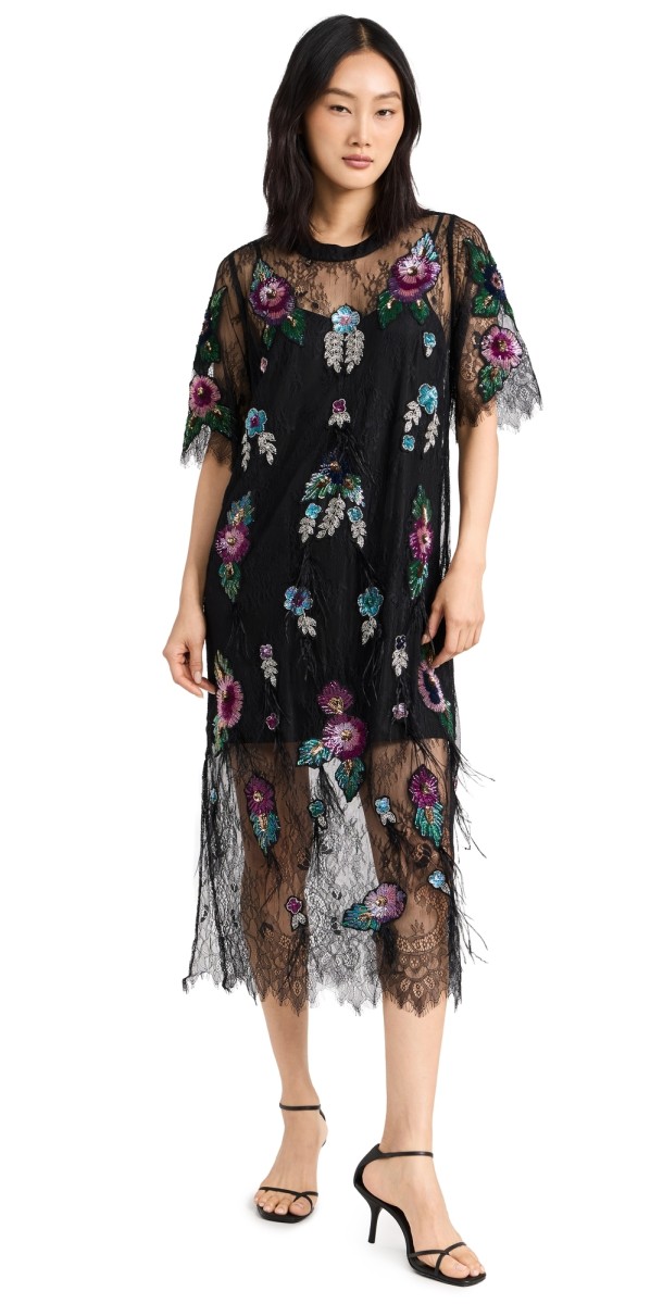 Sea Bethany Lace T-Shirt Dress Multi