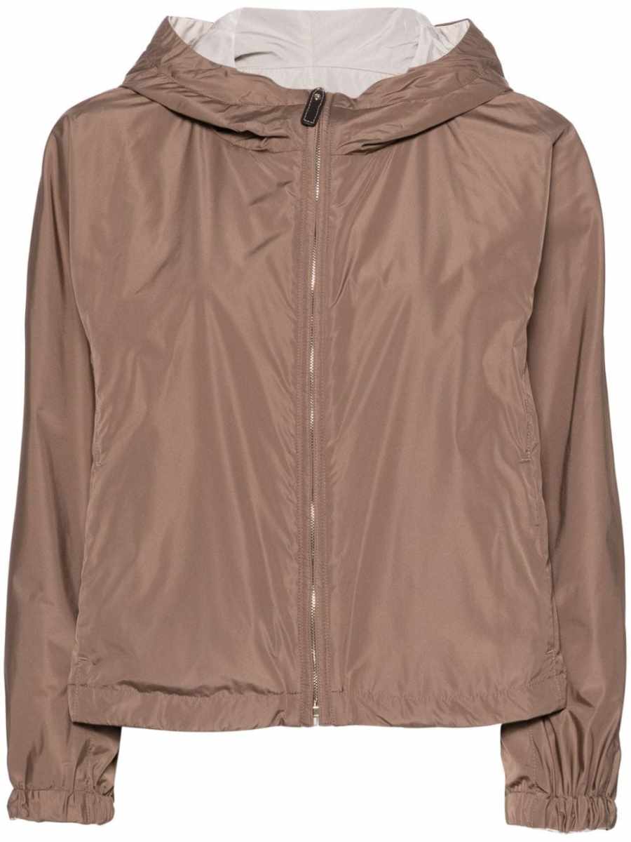 reversible zipped jacket