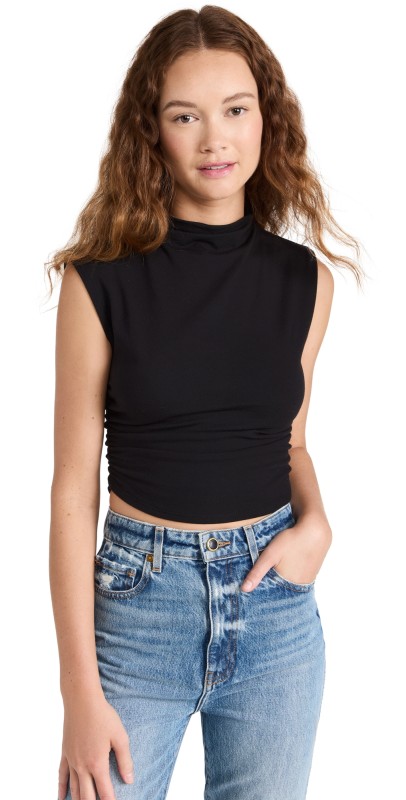 Reformation Lindy Top Black