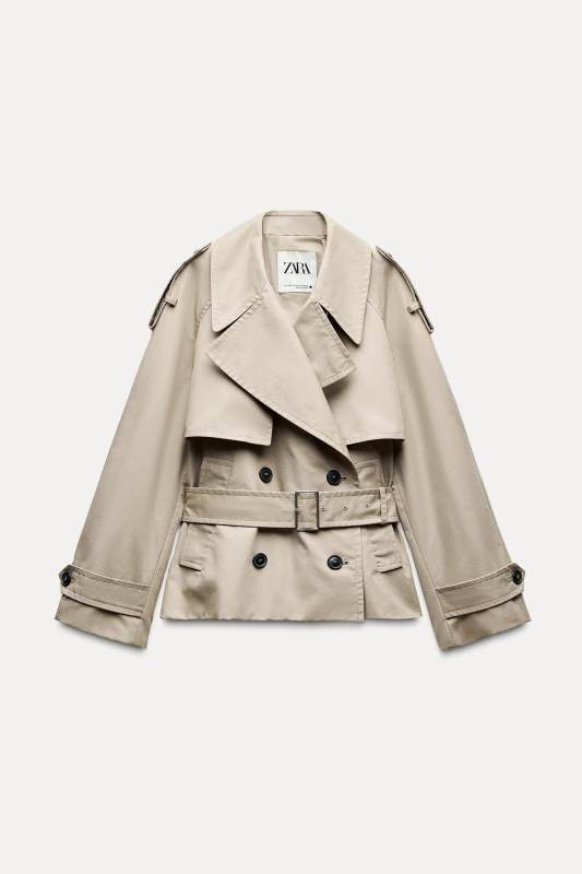 ZARA SHORT TRENCH COAT ZW COLLECTION