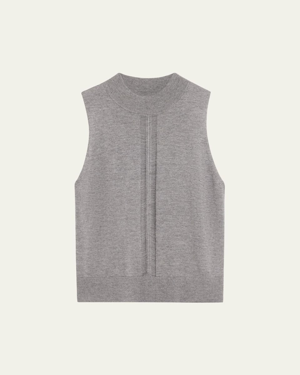 Lorette Mock-Neck Sweater Top