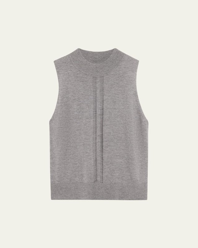 Lorette Mock-Neck Sweater Top