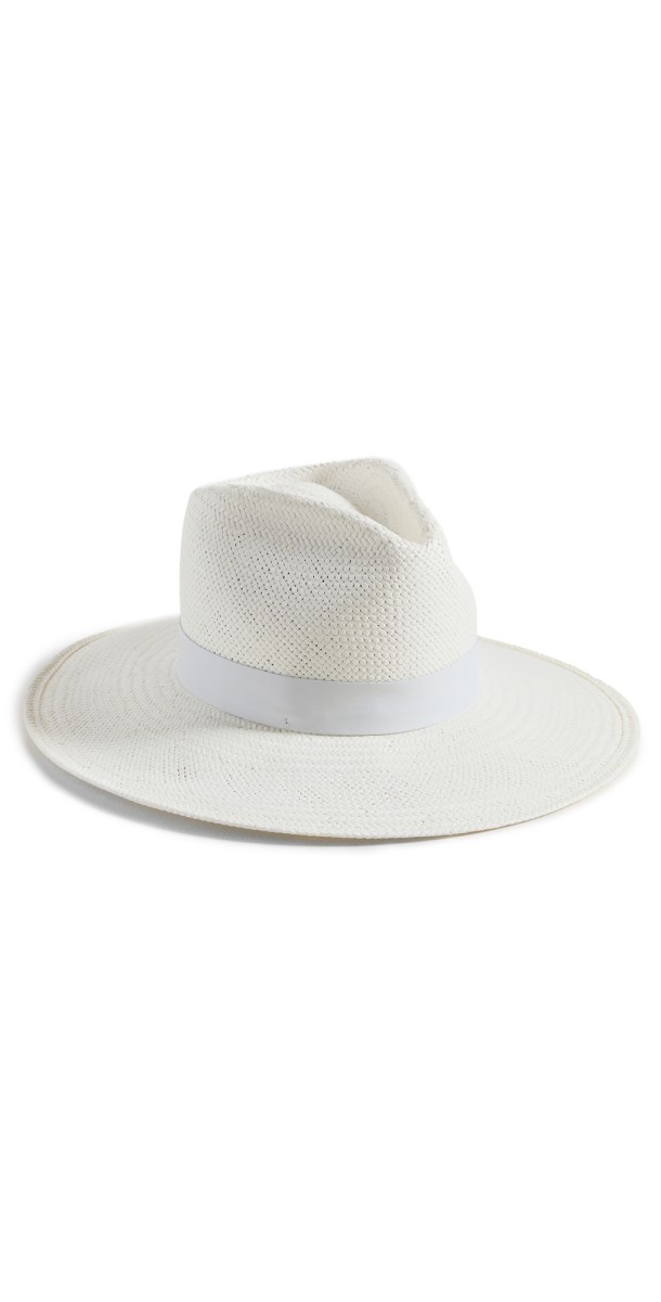 Janessa Leone Hamilton Straw Hat Bleach