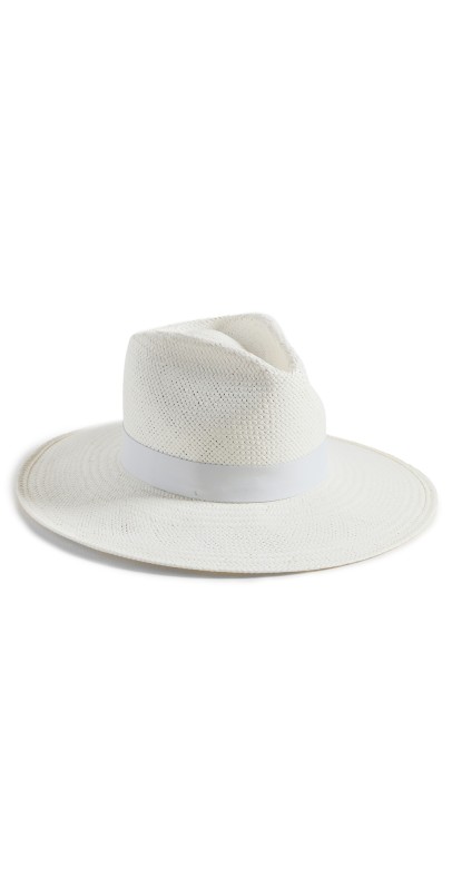 Janessa Leone Hamilton Straw Hat Bleach