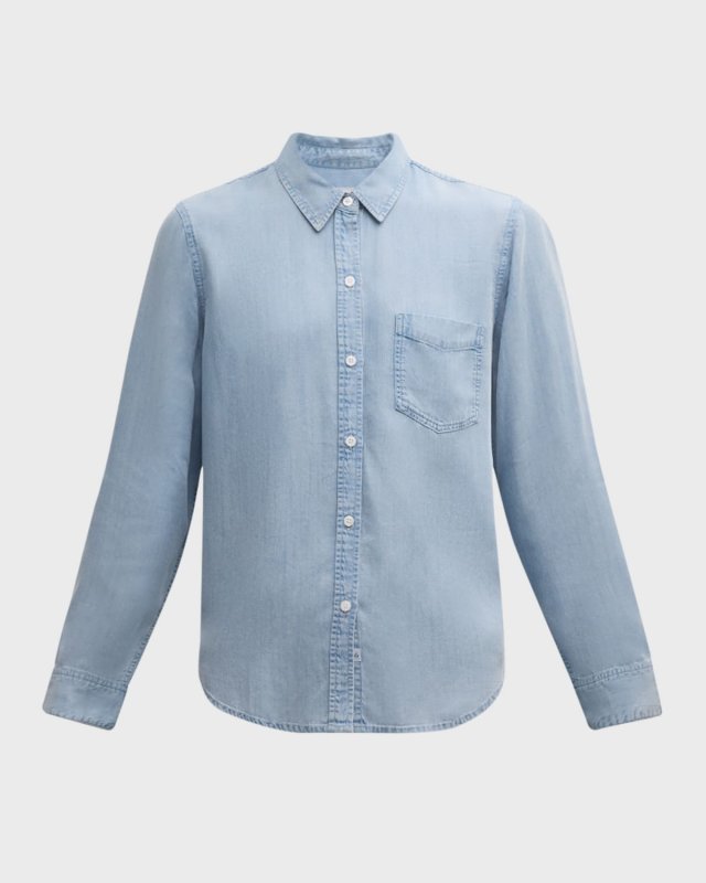 Ingrid Denim Button-Front Shirt