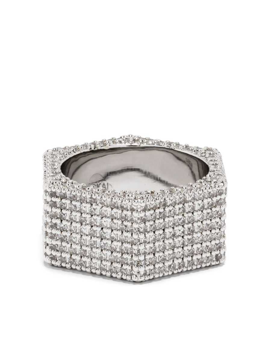 Bolt Pavé ring
