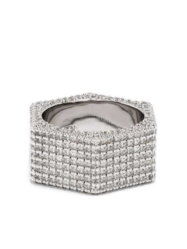 Bolt Pavé ring