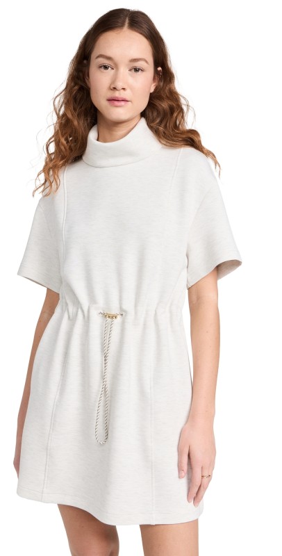Varley Sophie Dress Ivory Marl