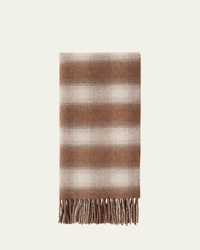 Tartan Wool & Cashmere Scarf