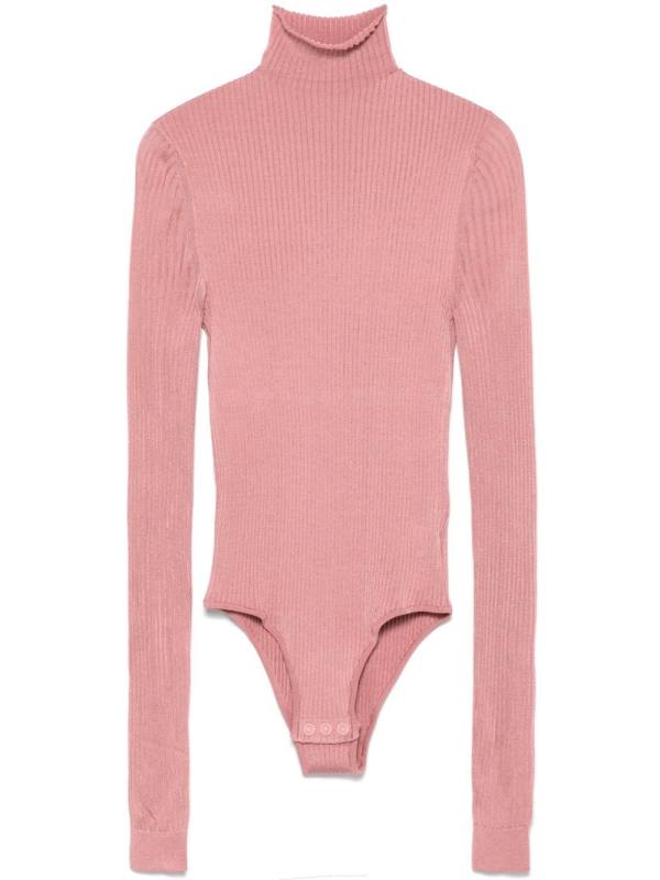 fine-ribbed bodysuit