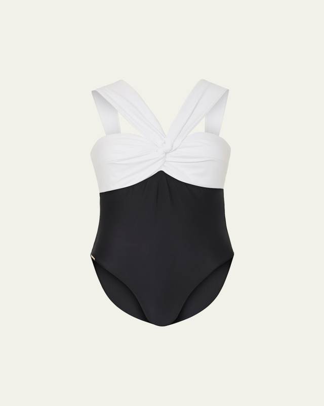 Betsy Colorblock One-Piece Swimsuit
