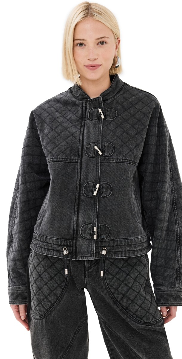 Isabel Marant Celiany Jacket Dark Grey