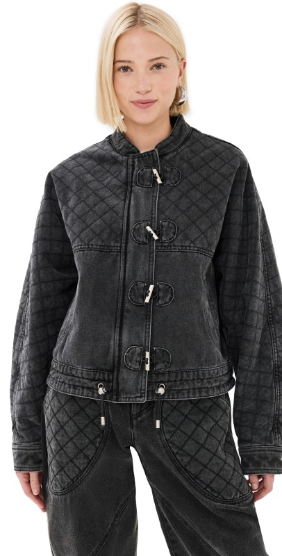 Isabel Marant Celiany Jacket Dark Grey