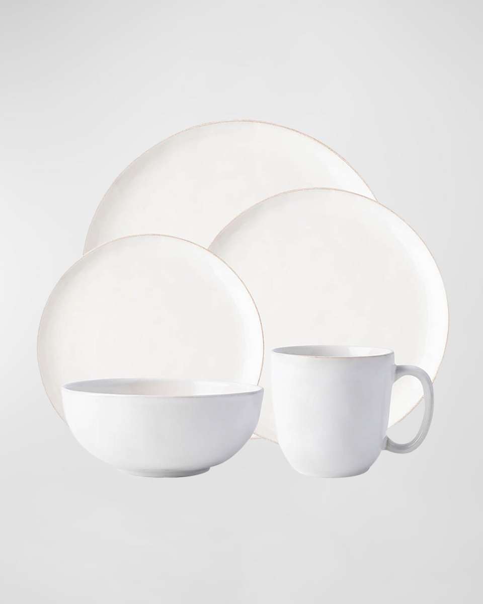 Puro Coupe 5-Piece Place Setting - Whitewash