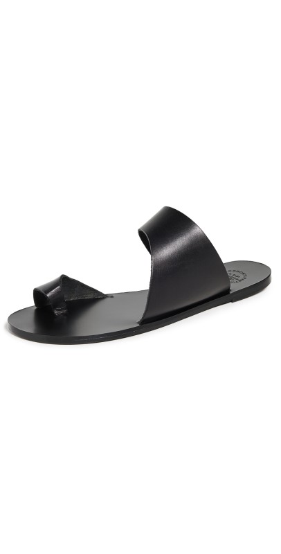 ATP Atelier Centola Black Vacchetta Sandals Black Vacchetta