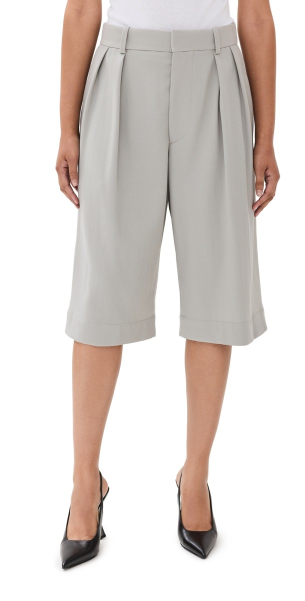 WARDROBE. NYC Low Rise Shorts Cement