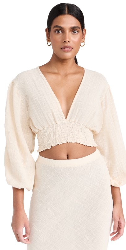 JBQ Nava Top Vanilla