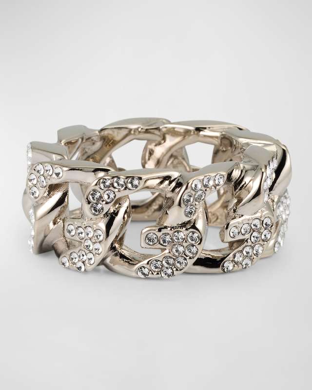 G-Chain Crystal Ring